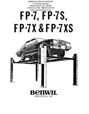 BENWIL FP-7, FP-7S, FP-7X, FP-7XS PARTS