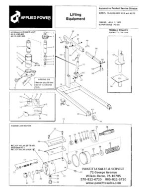 Black Hawk AC-9, AC-10 Parts Manual