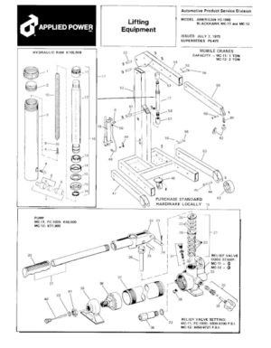 Black Hawk MC-11, MC-12 Parts Manual