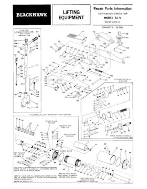 Black Hawk SJ-9 Parts Manual