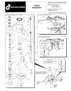 Black Hawk T-2 Parts Manual