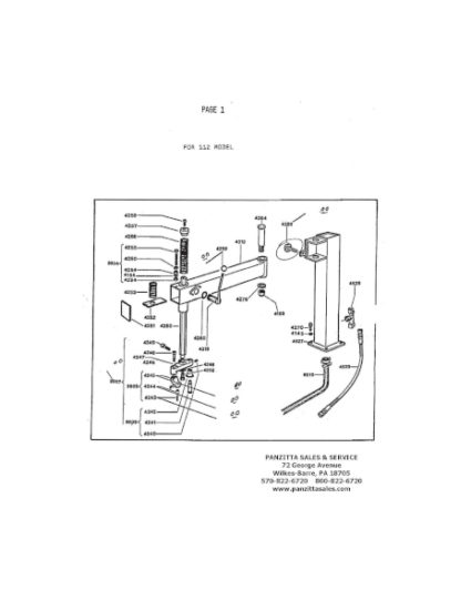 hunter tire changer parts list