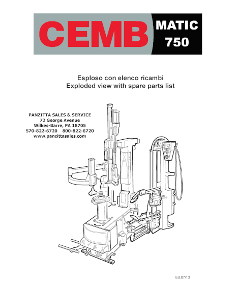 CEMB MATIC 750 PARTS