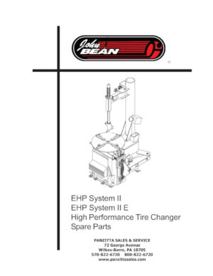 Snap-on John Bean EHP System II, EHP System II E PARTS